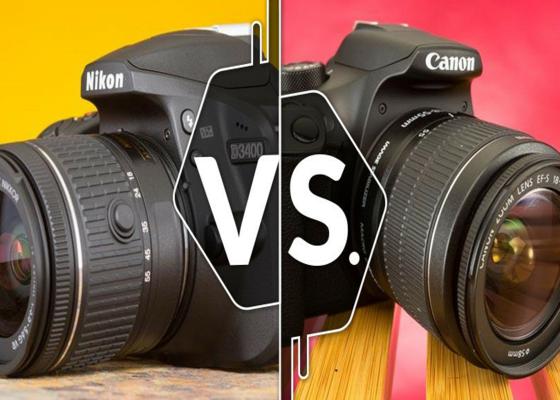 584205 comparison cameras nikon d3400 vs canon eos rebel t6